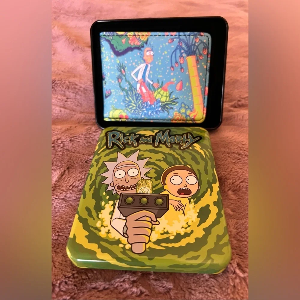 Wallet by Buckle-Down | Rick and Morty | Collectible Tin Included